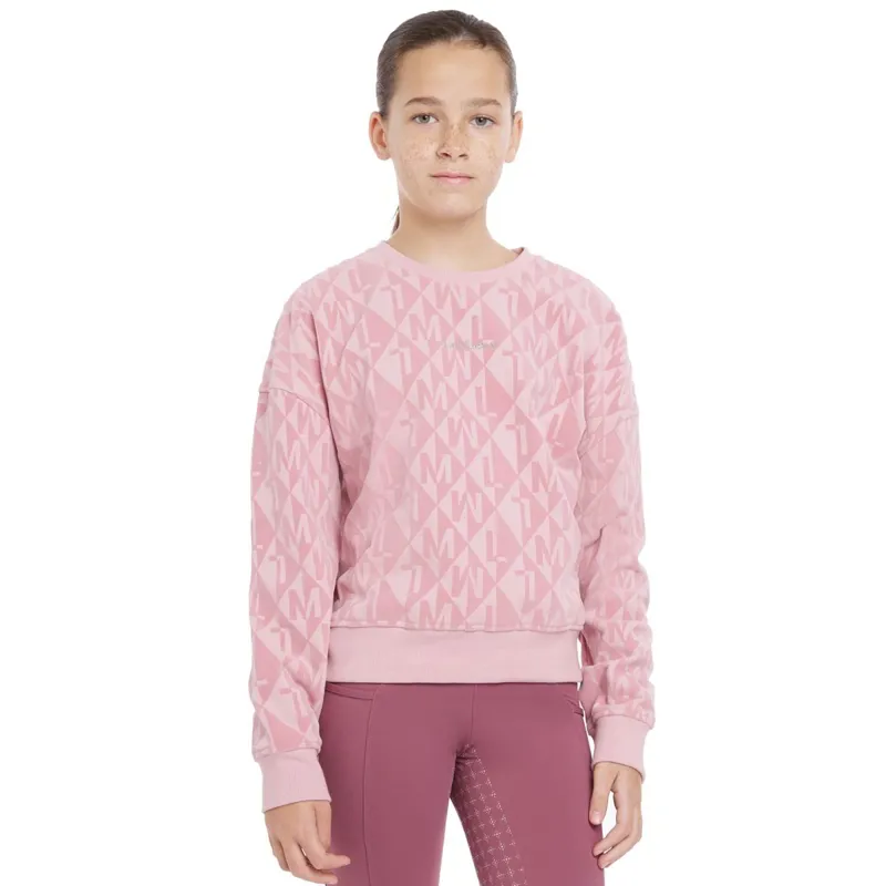 LeMieux Young Rider Clea Junior Crew Sweater - Blossom