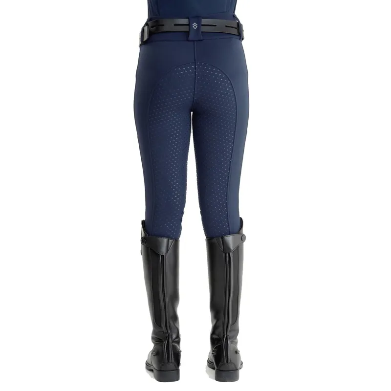 Aztec Diamond Youth Compression Full Grip Breeches - Navy-3