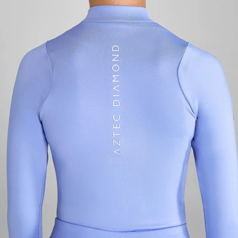 Aztec Diamond Young Rider Cosmic Long Sleeve Base Layer - Violet-4