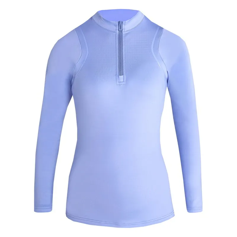 Aztec Diamond Young Rider Cosmic Long Sleeve Base Layer - Violet-1