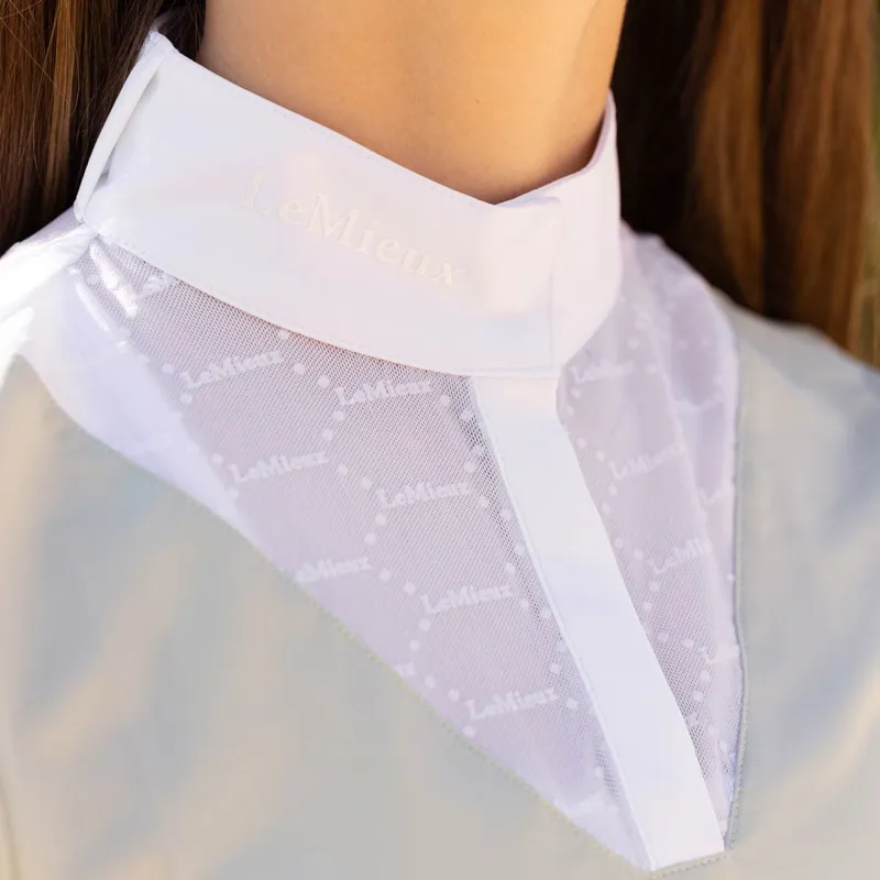 LeMieux Young Rider Eva Long Sleeve Competition Shirt - Pistachio-3