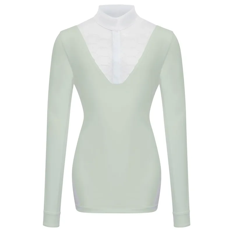 LeMieux Young Rider Eva Long Sleeve Competition Shirt - Pistachio-1