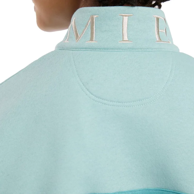 LeMieux Young Rider Kate Junior Quarter Zip Sweatshirt - Lagoon-3