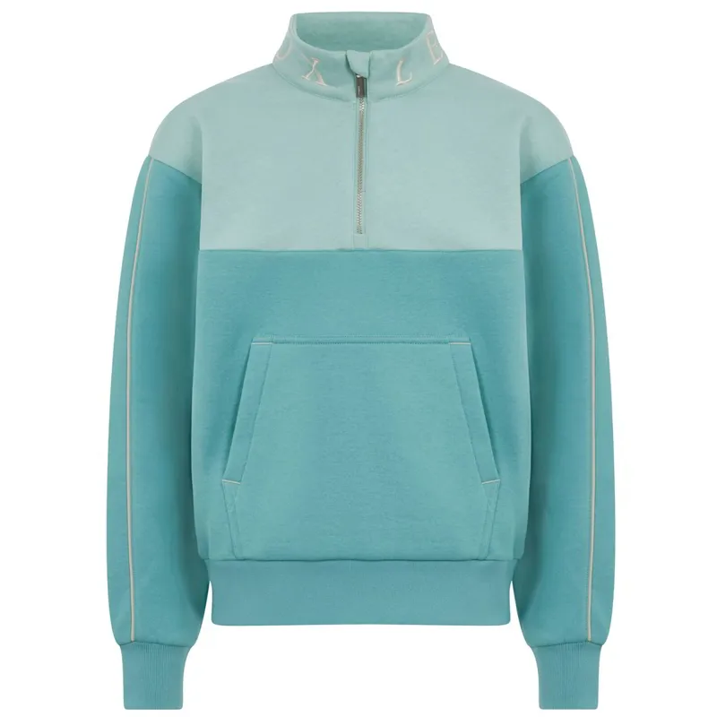 LeMieux Young Rider Kate Junior Quarter Zip Sweatshirt - Lagoon-4