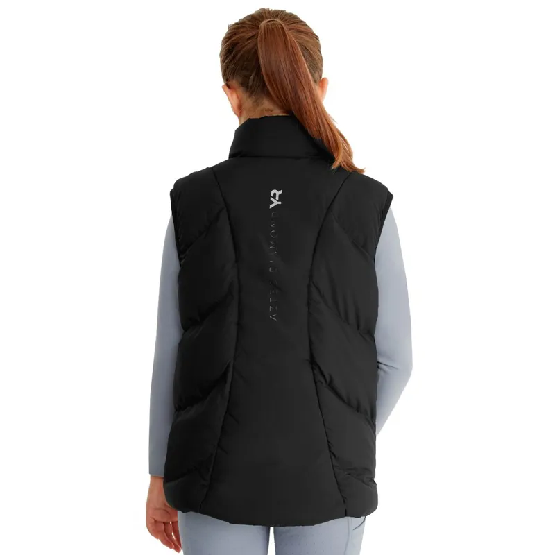 Aztec Diamond Young Rider Puffer Vest - Black-1