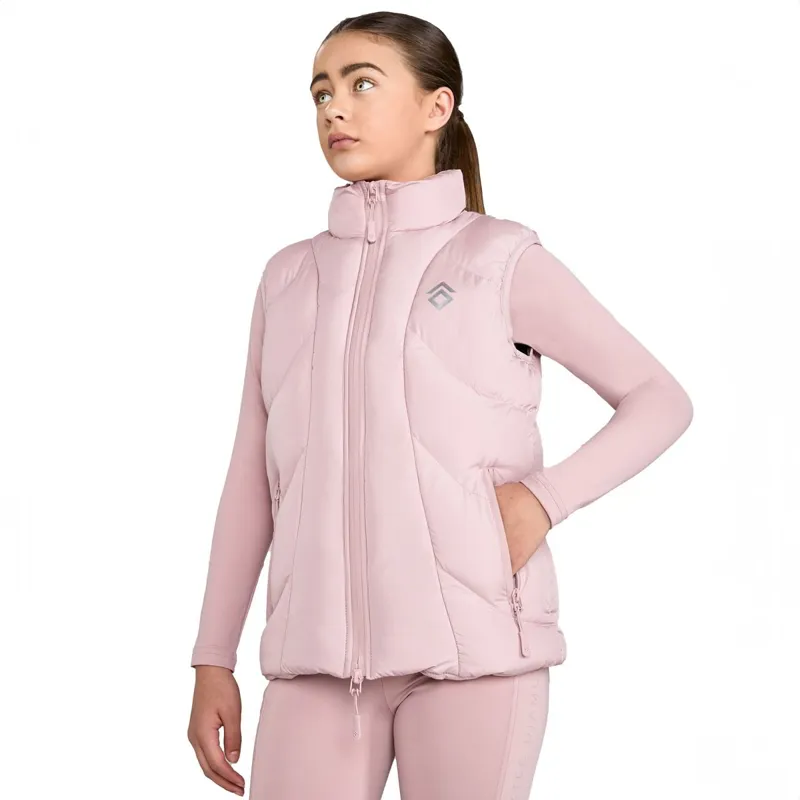 Aztec Diamond Young Rider Puffer Vest - Pink-3