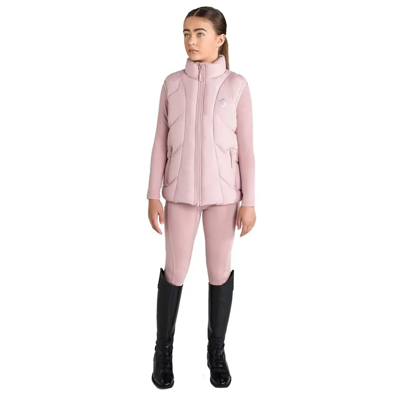 Aztec Diamond Young Rider Puffer Vest - Pink-6