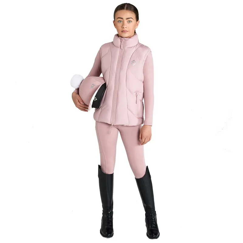 Aztec Diamond Young Rider Puffer Vest - Pink-7