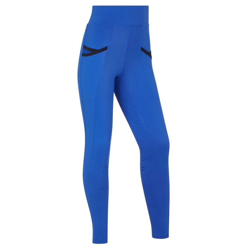 LeMieux Young Rider Full Grip Junior Pull On Riding Tights - Benetton-1