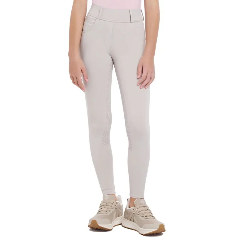 LeMieux Young Rider Remi Bregging Riding Tights - Stone