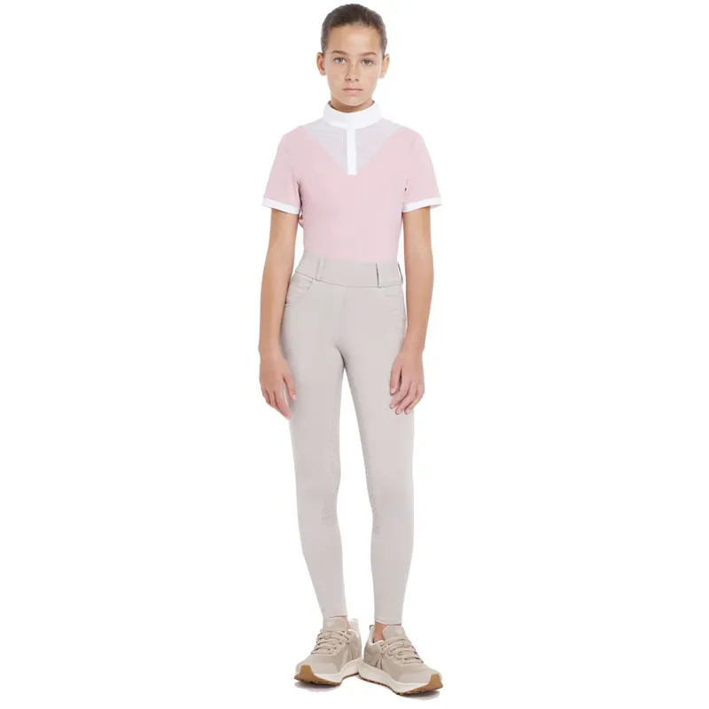 LeMieux Young Rider Remi Bregging Riding Tights - Stone-1