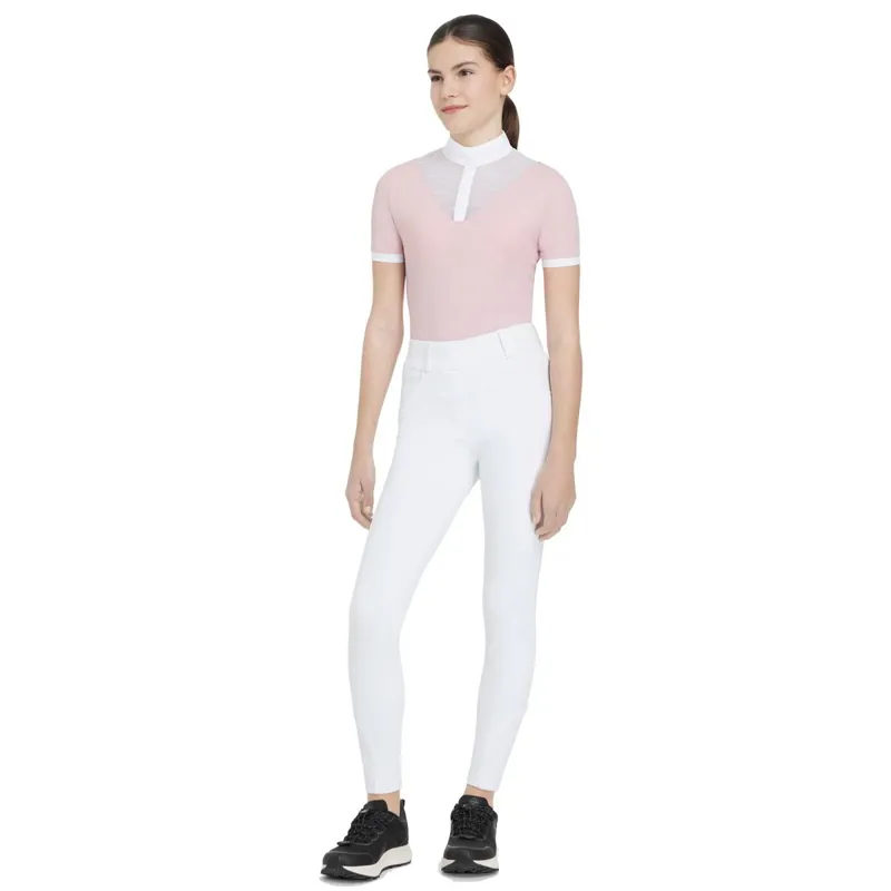LeMieux Young Rider Remi Competition Riding Tights - White-1