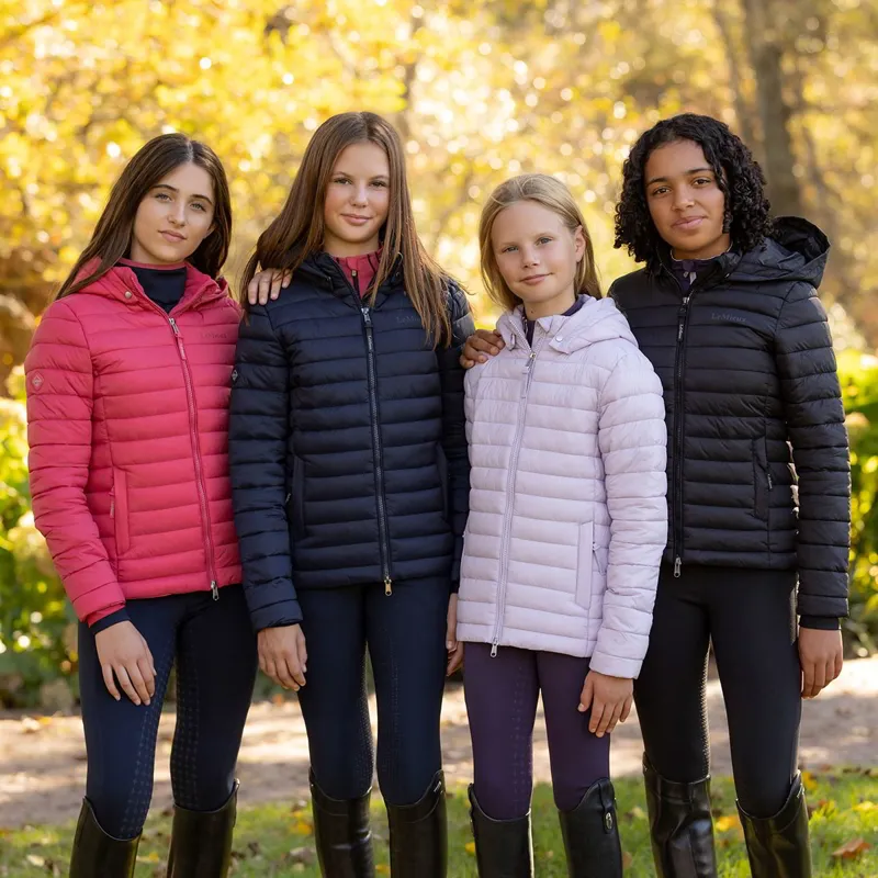 LeMieux Young Rider Ruby Junior Puffer Jacket - Navy-4