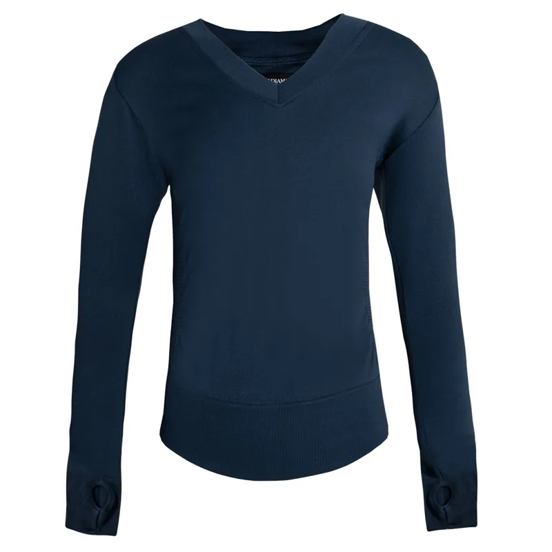 Aztec Diamond Young Rider Show Sweater - Navy-2