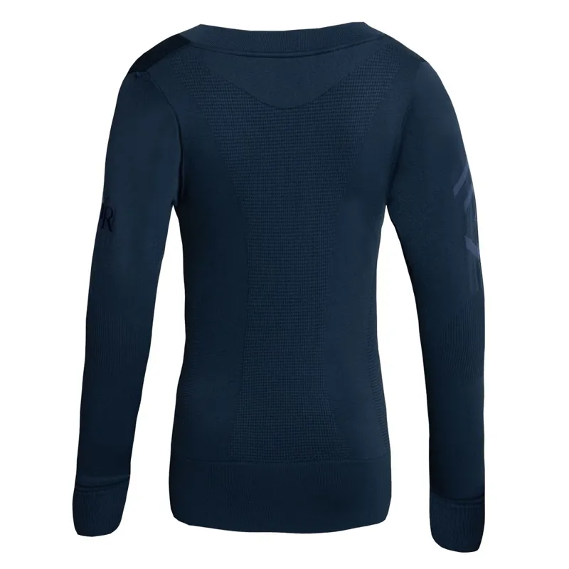 Aztec Diamond Young Rider Show Sweater - Navy-1