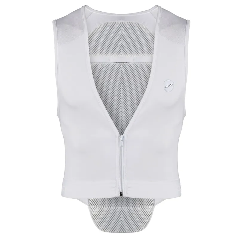 Zandona Competition Vest Adults Back Protector - White