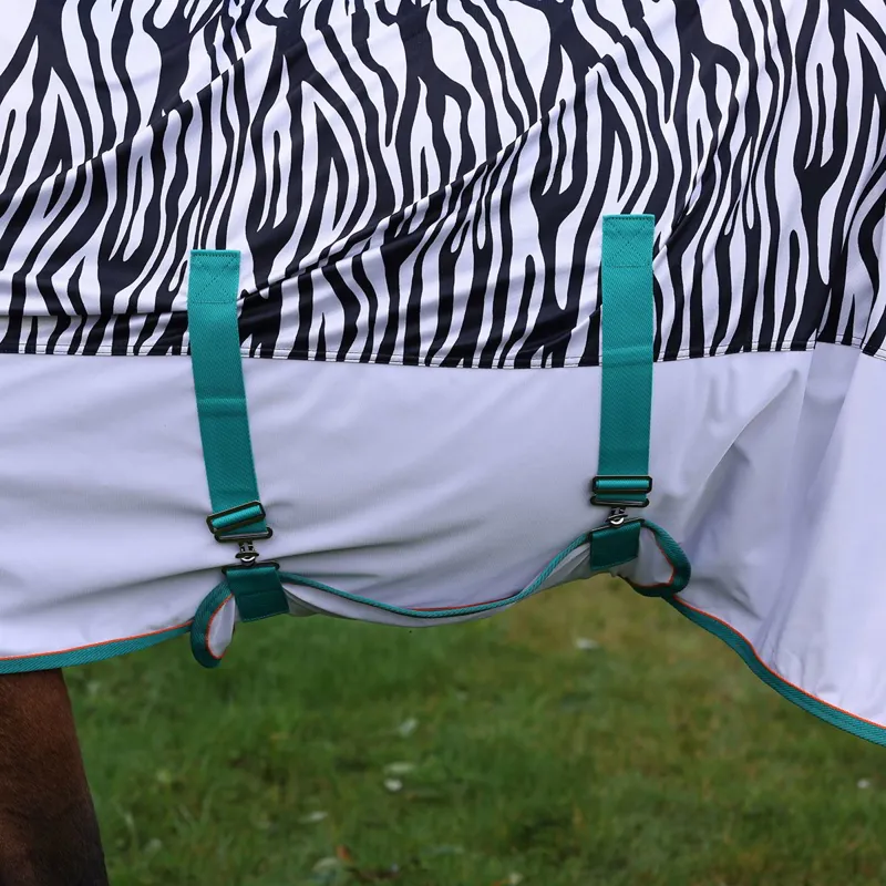 Shires Tempest Original ZEB-TEK Combo Neck Fly Sheet - Zebra-4