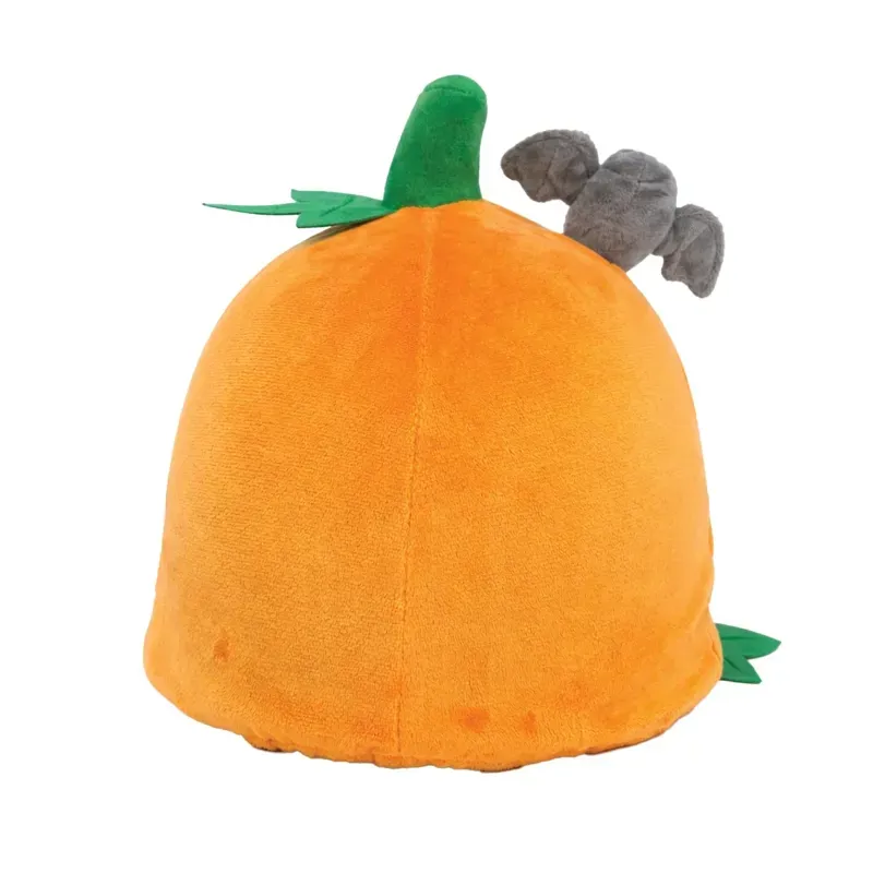 Equetech Patch Pumpkin Hat Silk in Orange-1