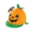Equetech Patch Pumpkin Hat Silk in Orange
